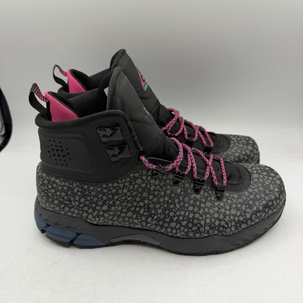 Nike Zoom Meriwether Posite ACG Boots Men Sz 9 Safari Black/Pink Foil 616215-040